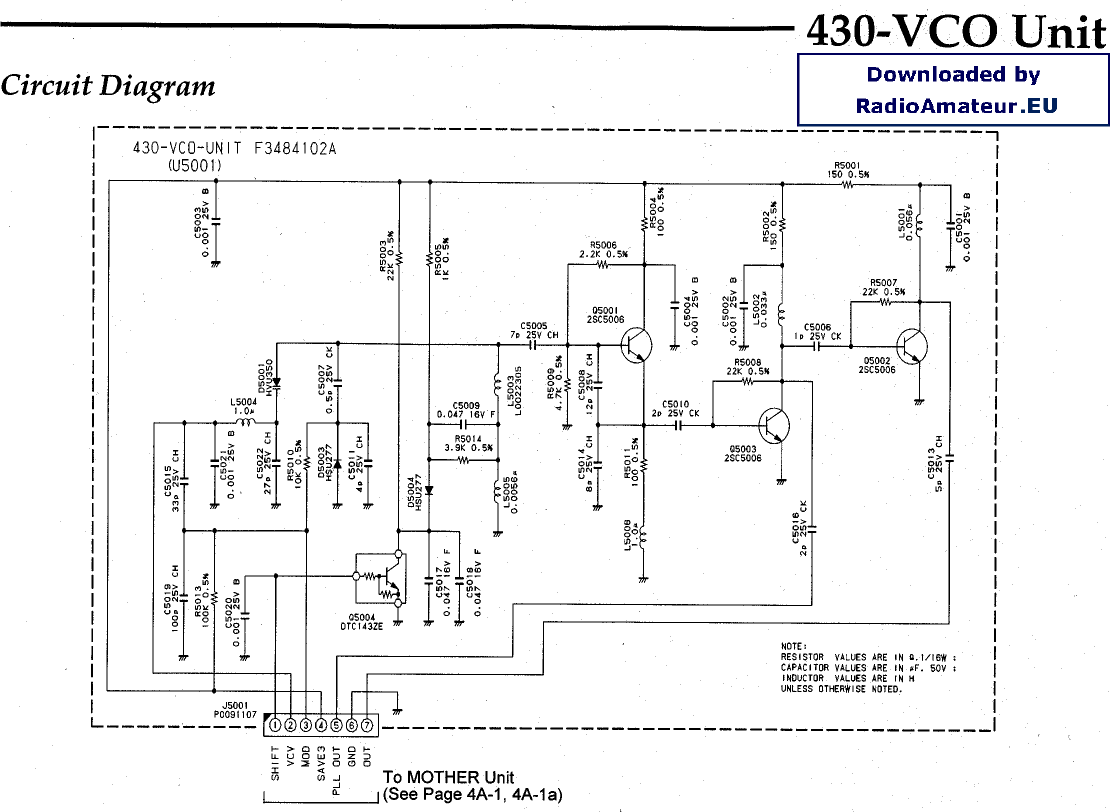 Page 4 of 6 - Yaesu FT-50R Schematic YAESU--FT-50-SCHEMA