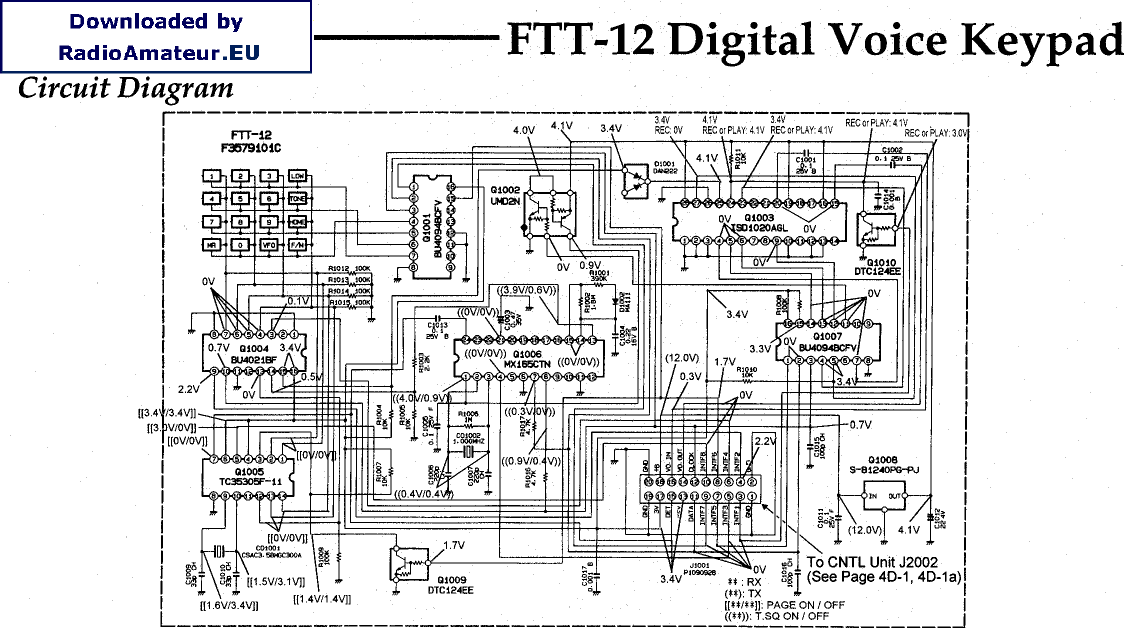 Page 6 of 6 - Yaesu FT-50R Schematic YAESU--FT-50-SCHEMA