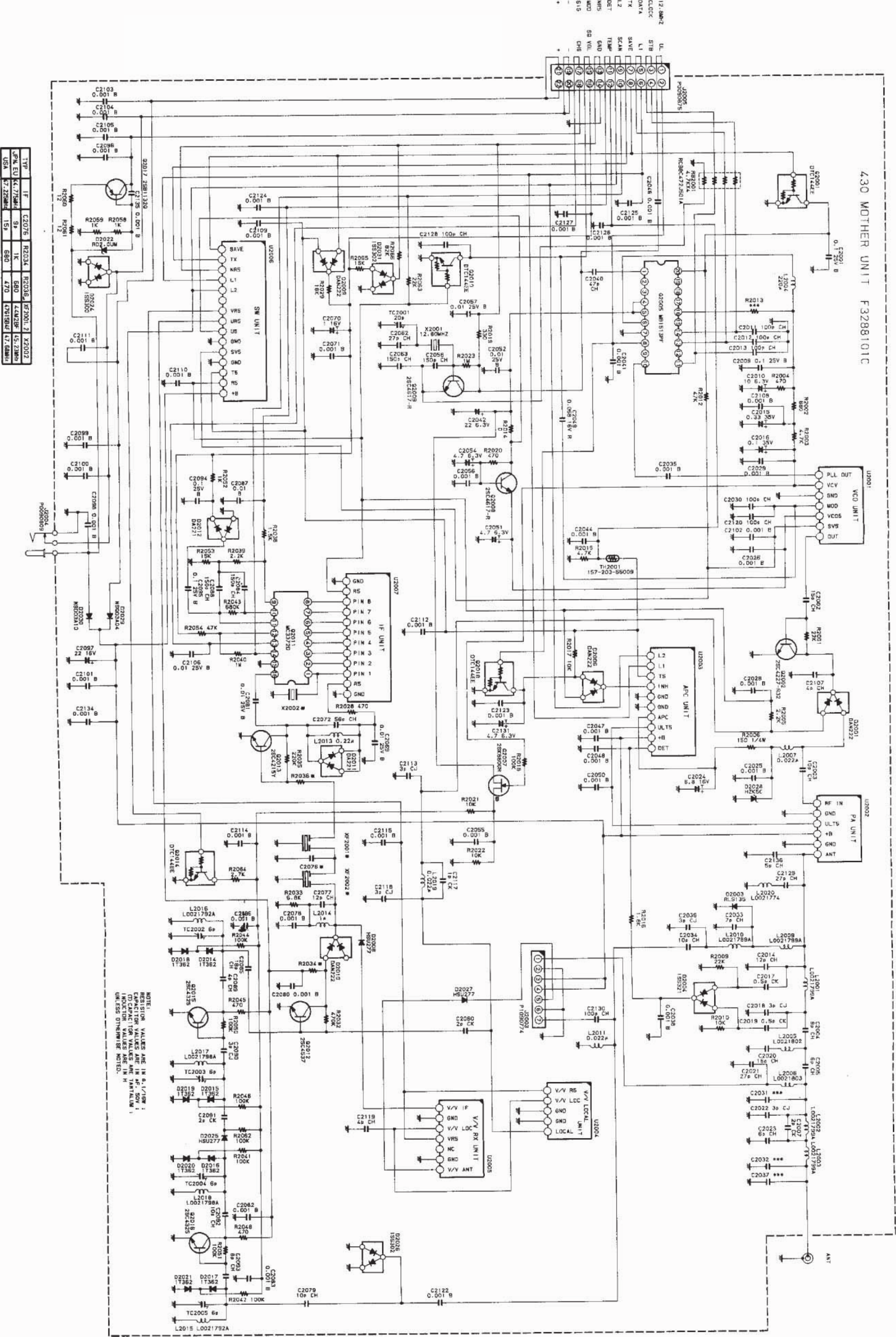 Page 9 of 10 - Yaesu FT-530 Schematic YAESU--FT-530-SCHEMA