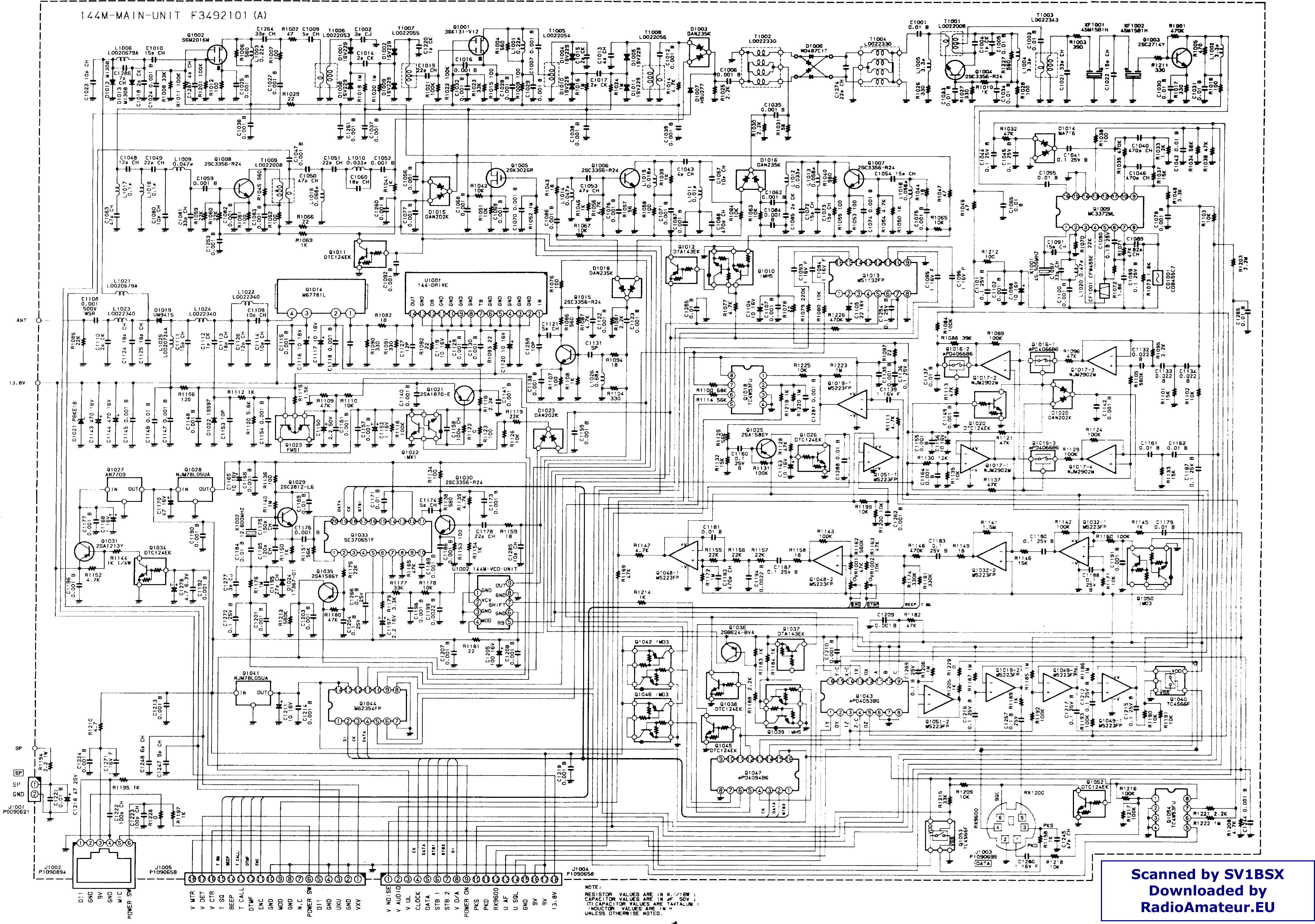 Page 1 of 7 - Yaesu FT-8500 Schematic YAESU--FT-8500-SCHEMA