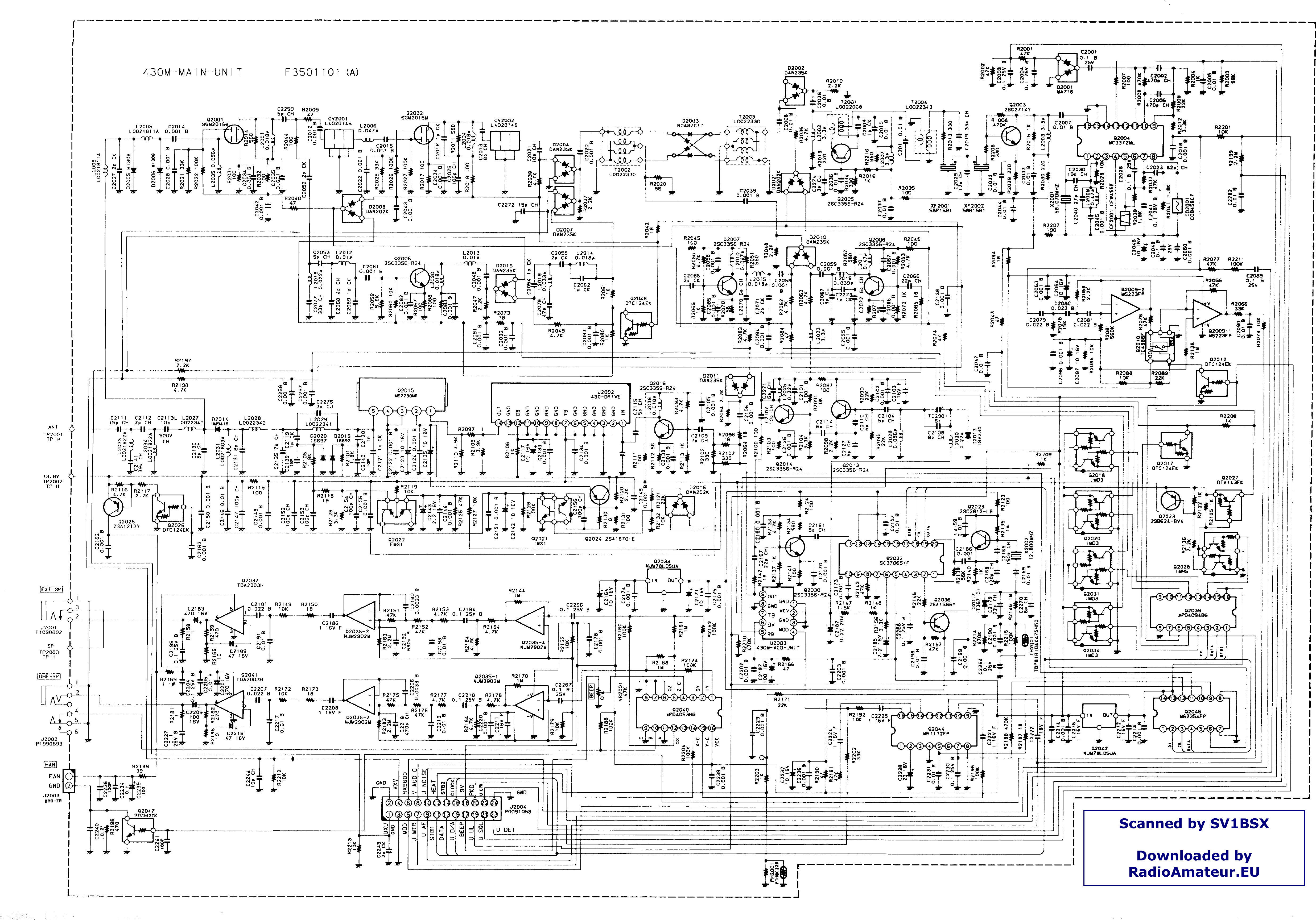 Page 2 of 7 - Yaesu FT-8500 Schematic YAESU--FT-8500-SCHEMA