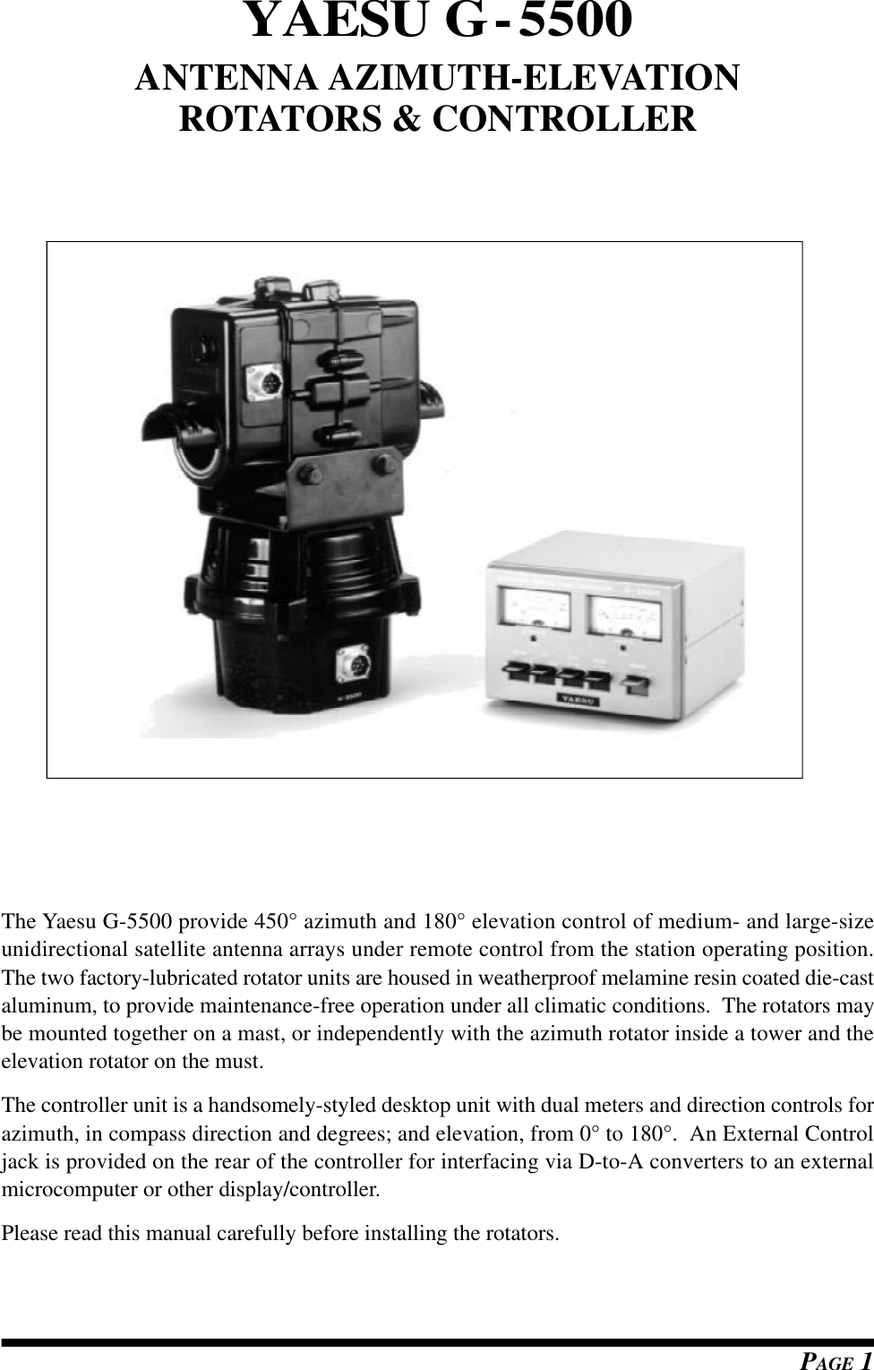 Page 3 of 12 - 名称未設定-3 YAESU--Rotator-G-5500 User Manual