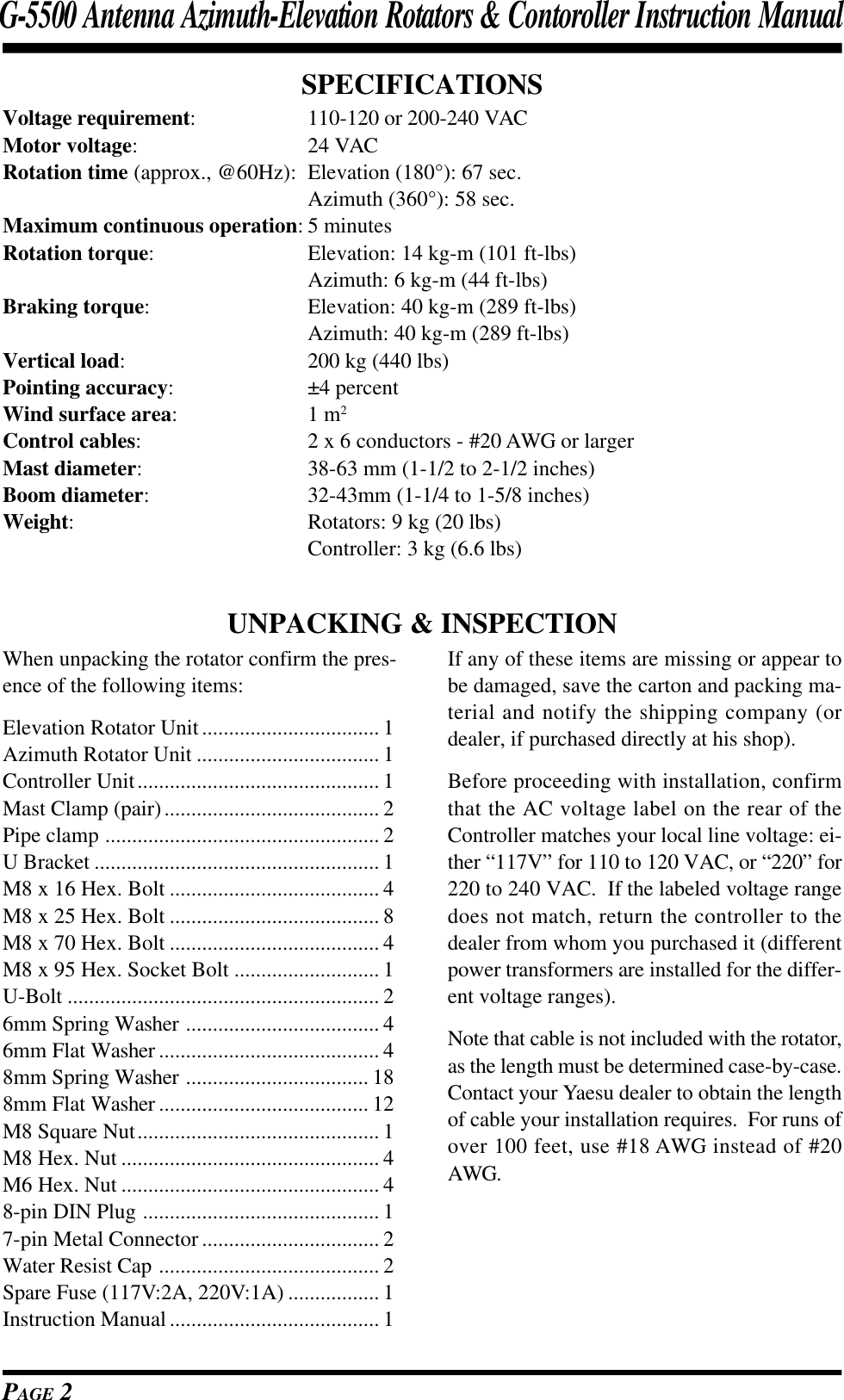 Page 4 of 12 - 名称未設定-3 YAESU--Rotator-G-5500 User Manual