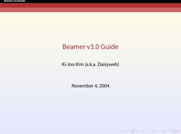 Beamer  Guide