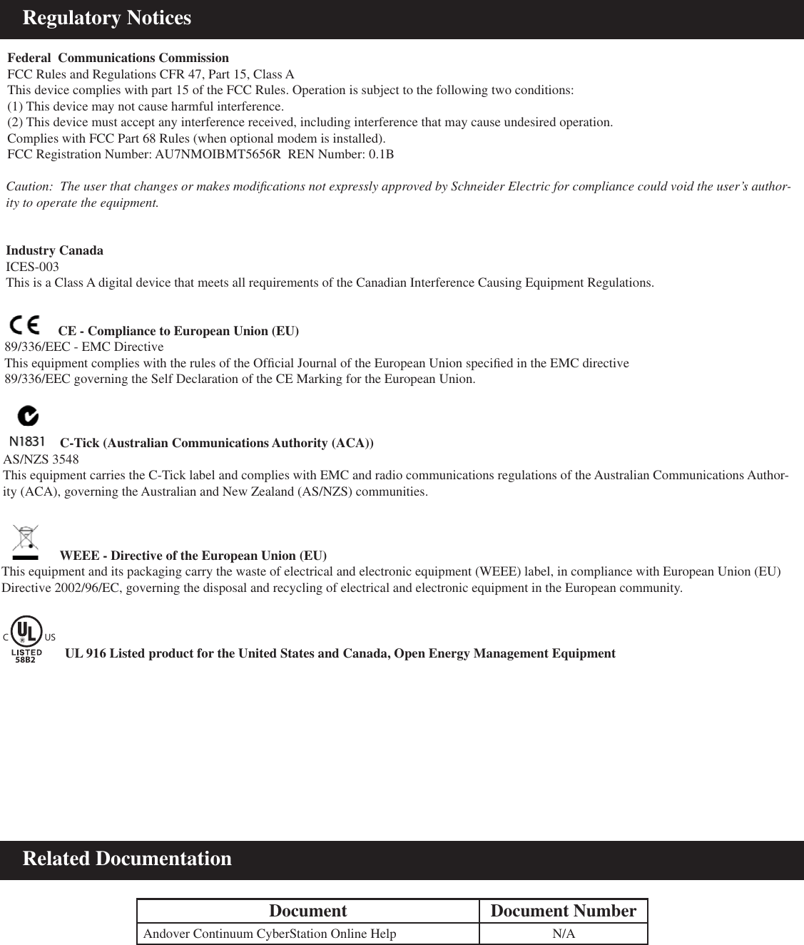 Page 11 of 12 - CX9702 SiteController Installation Instructions Ftp://ftp.zenex.pl/katalogi/schneider/5_systemy_automatyki_i_bezpieczenstwa_w_budynkach/5_1_andover_continuum/pdf/instrukcje_materialy_techniczne/cx9702_site_controller_installation_instructions.en Site Controller Instructions.en
