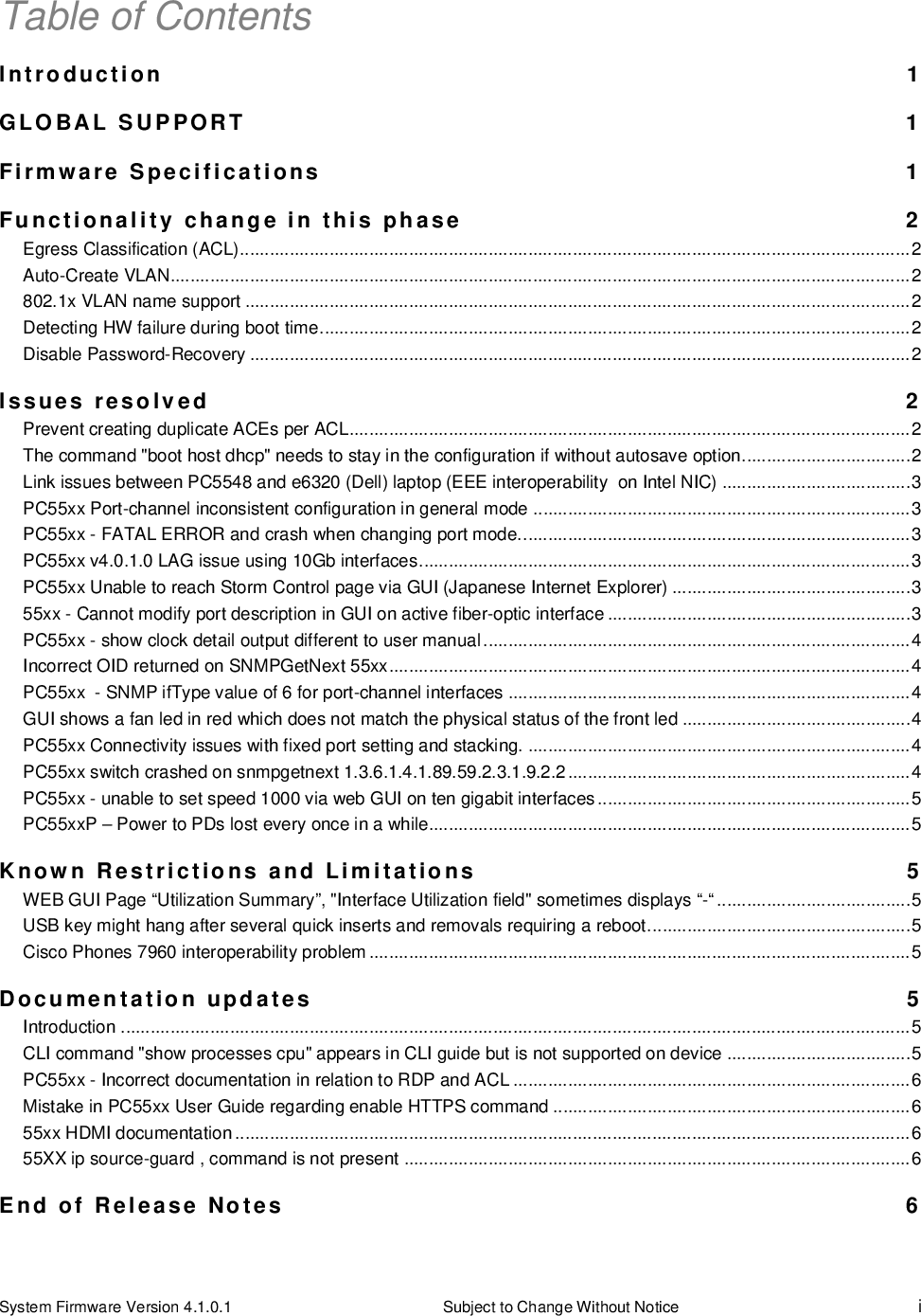 Page 3 of 9 - PowerConnect 5500 Version 4.0.0.X Release Notes 5524P Dell-powerconnect-5548-release-notes