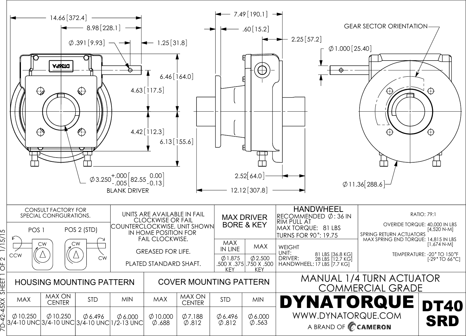 Page 1 of 2 - 7D-42-45XX Dynatorque-dt40srd-drawing