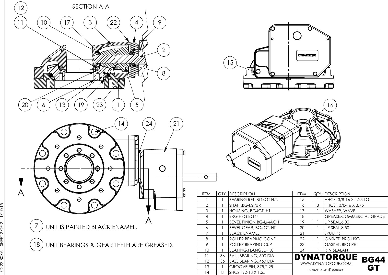 Page 2 of 2 - 7D-22-8XXA_BG44GT DYNATORQUE Multi-Turn Bevel Gear Operators BG44GT Drawing Dynatorque-multi-turn-bevel-gear-operators-bg44gt-drawing