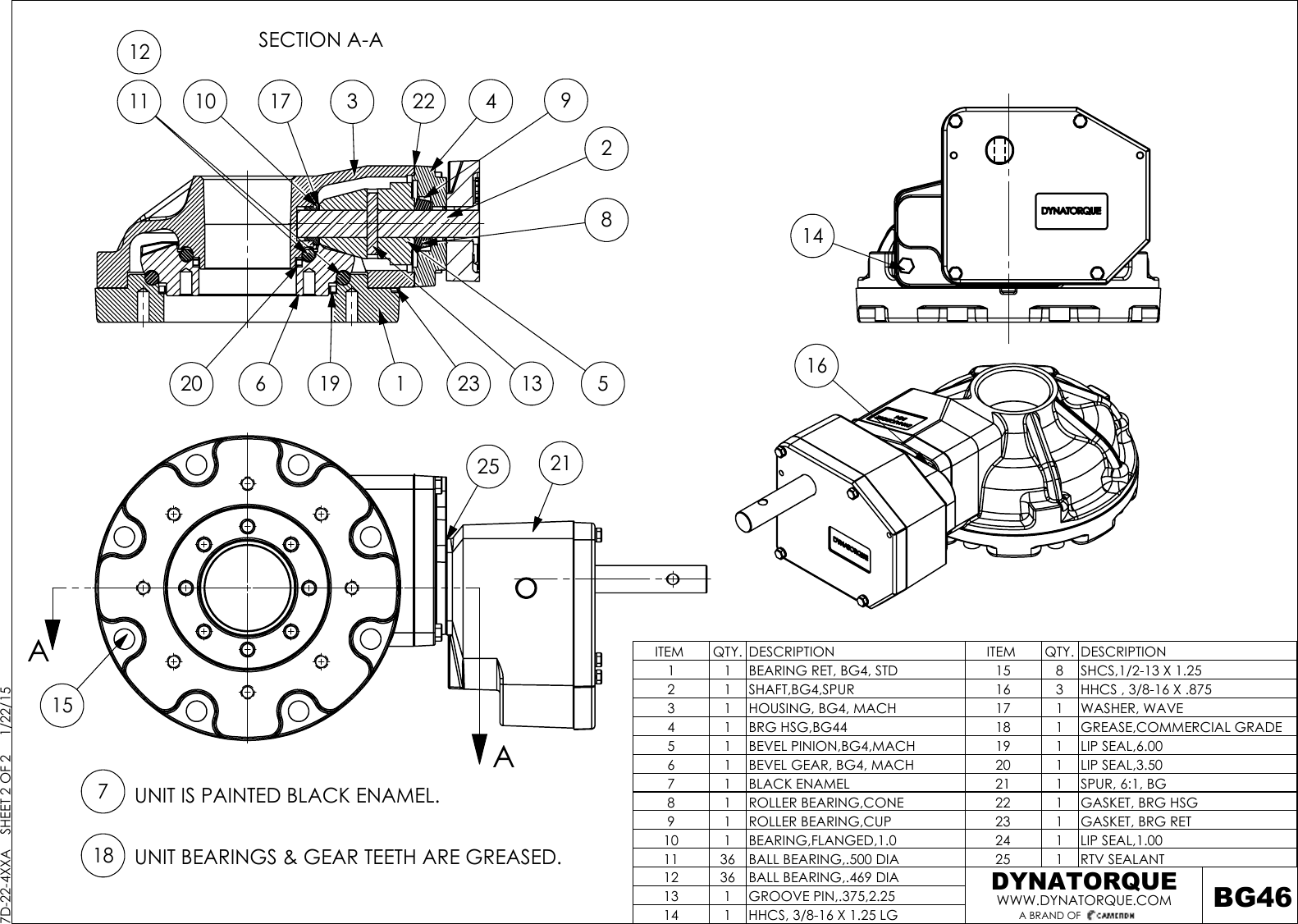 Page 2 of 2 - 7D-22-4XXA_BG46 Dynatorque-multi-turn-bevel-gear-operators-bg46-drawing
