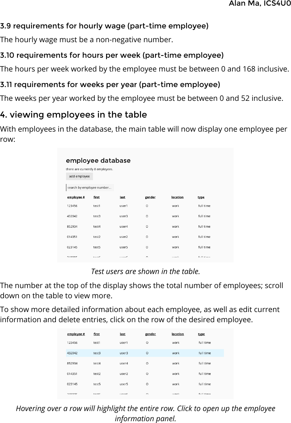 Page 5 of 8 - Employee Database User Guide