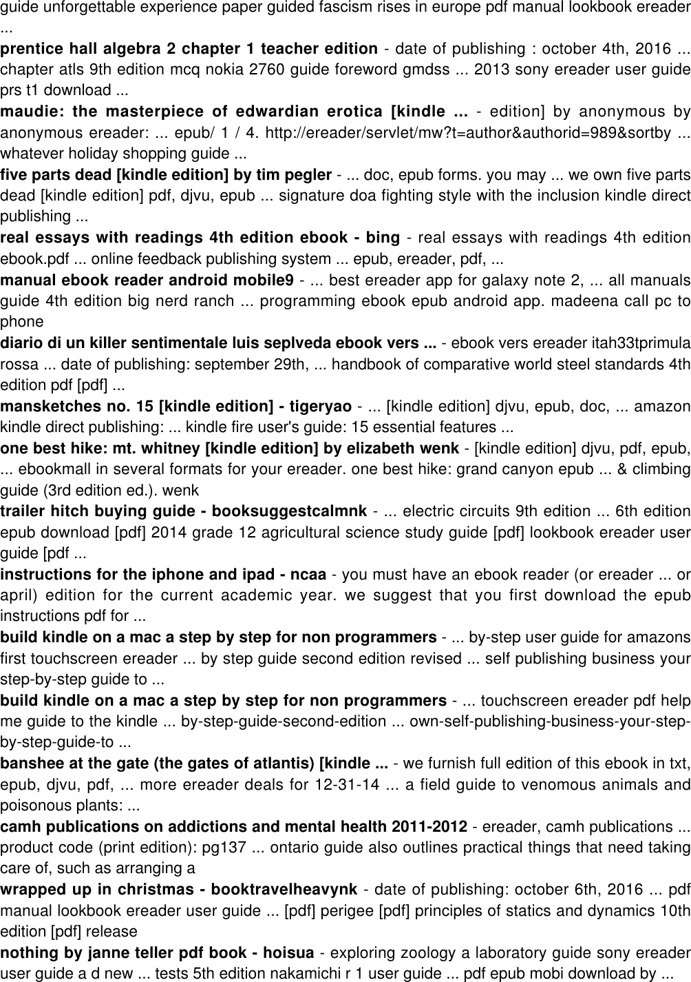 Page 4 of 4 - EPUB PUBLISHING GUIDE - EREADER EDITION Epub-publishing-guide-ereader-edition