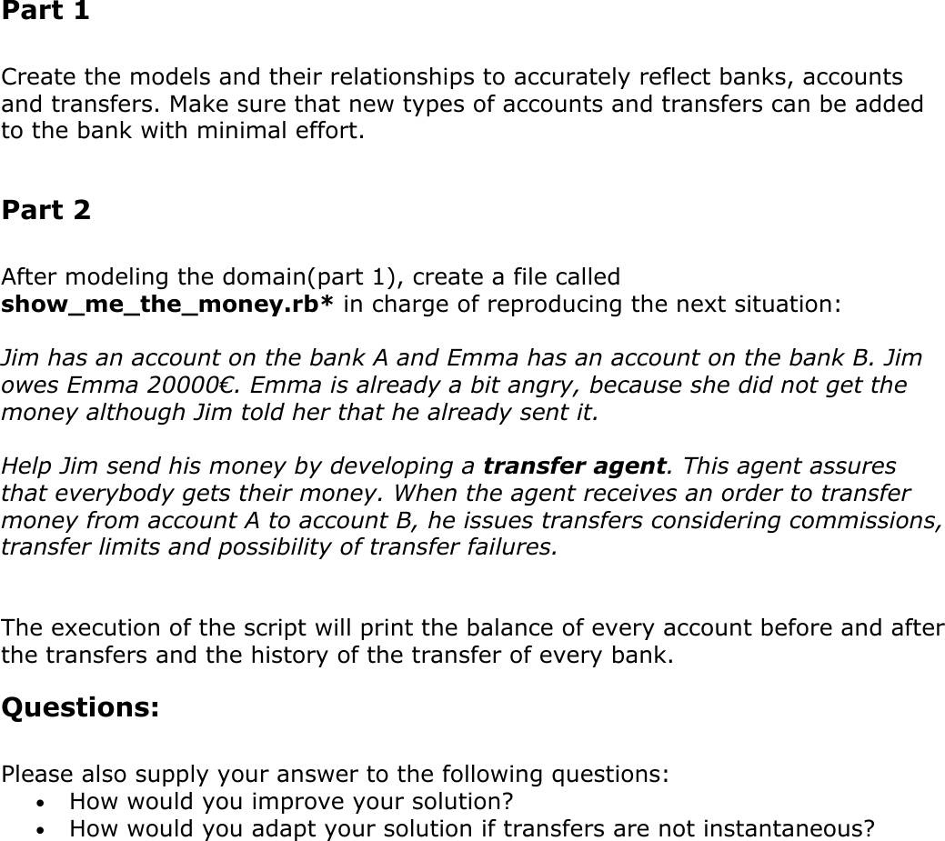Page 2 of 2 - Exercise Instructions