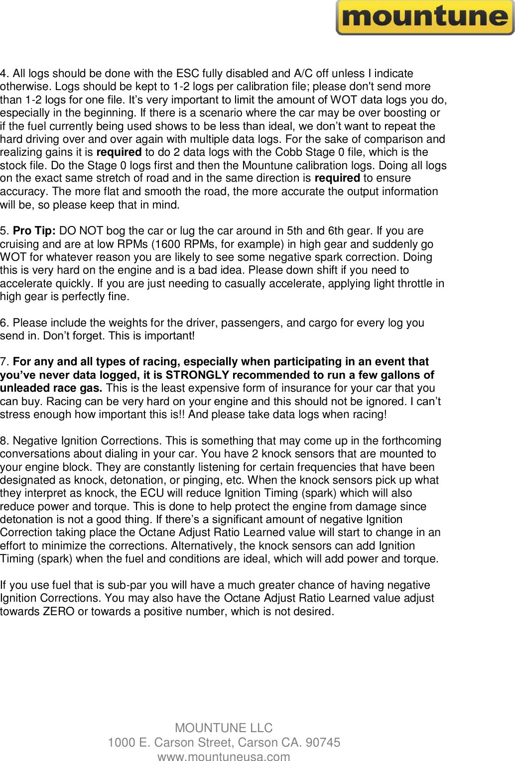 Page 3 of 4 - Focus ST Datalogging Instructions REVISED8