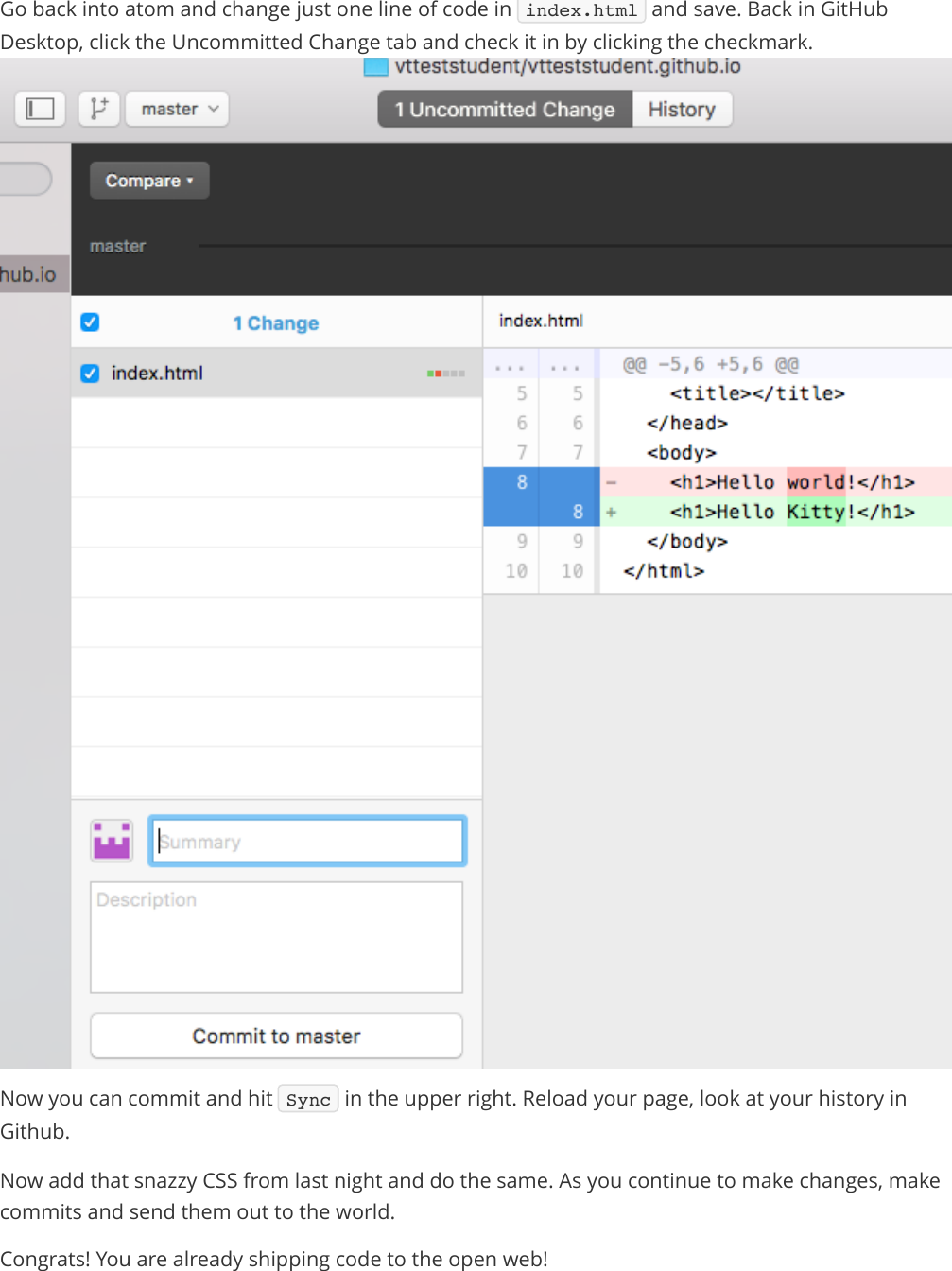 Page 9 of 9 - Github Desktop Instructions