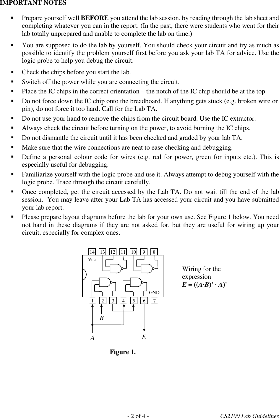 Page 2 of 4 - CS2100 Lab Guidelines Guide