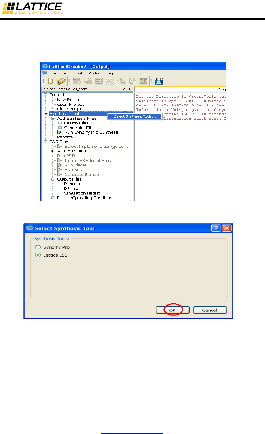 lattice synplify pro mf515 error