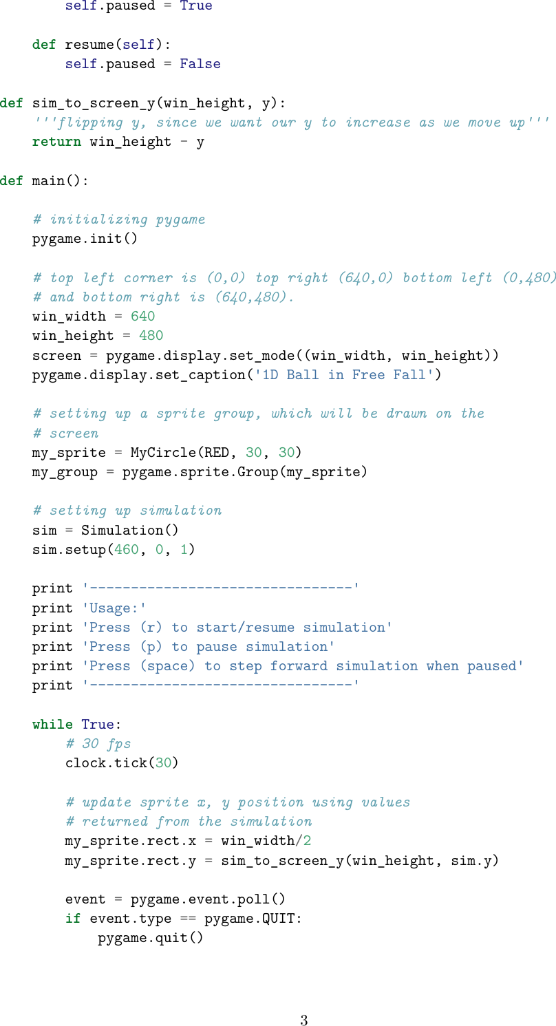 Page 3 of 5 - Lab 1 (Setting Up Pygame And Matplotlib) Lab1 Instructions