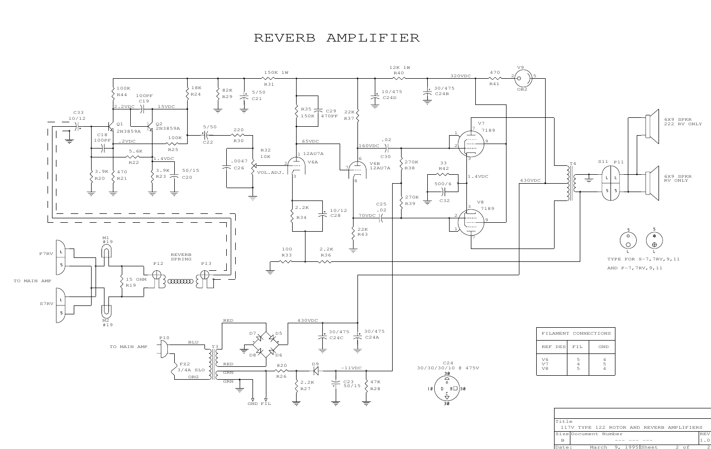 Page 1 of 1 - Leslie 122 Reverb Amplifier 2 Leslie122vb-a