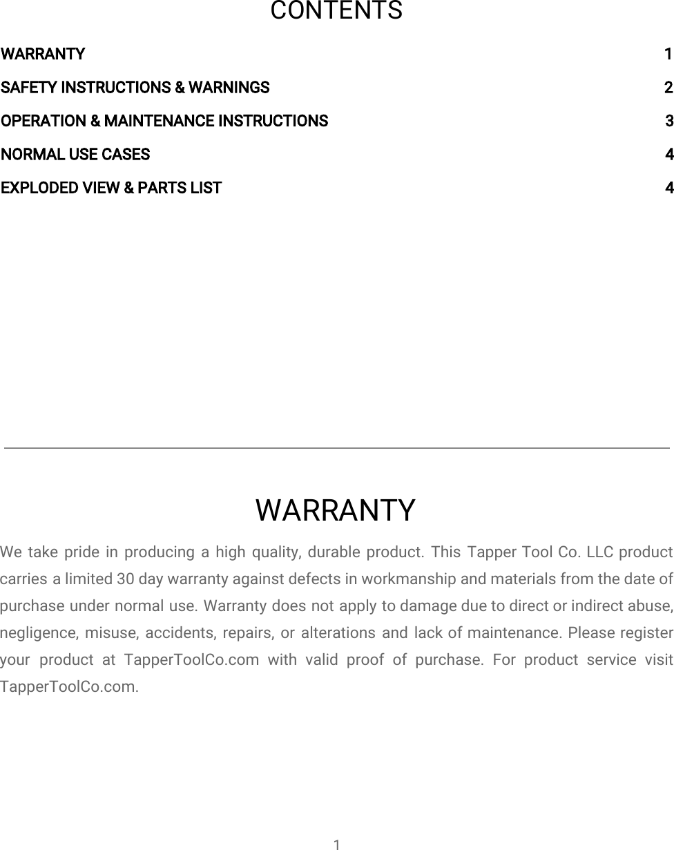 Page 2 of 6 - Manual Rapid Tapper