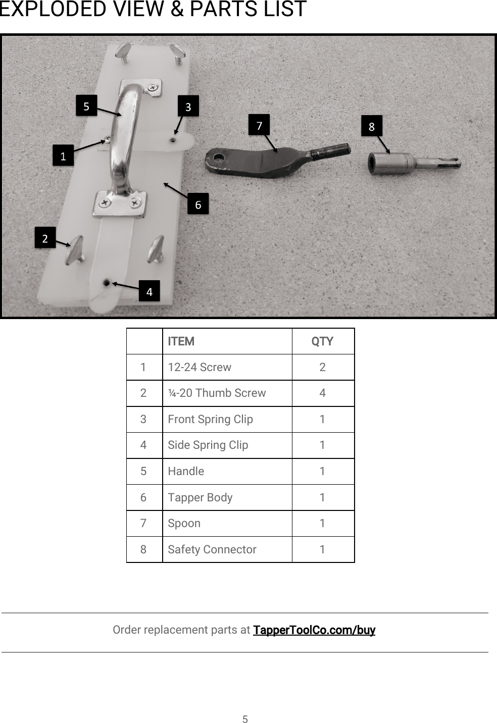 Page 6 of 6 - Manual Rapid Tapper