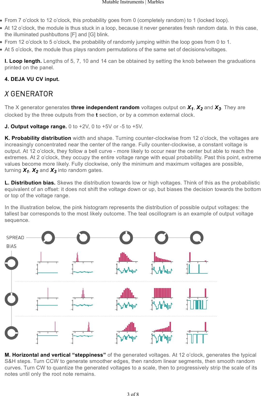 Page 3 of 8 - Mutable Instruments | Marbles User Manual