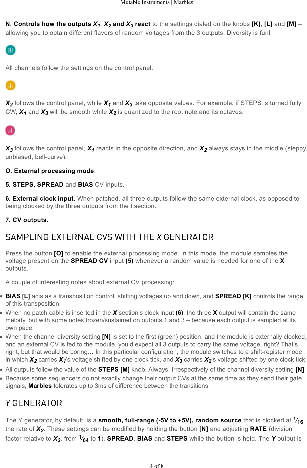 Page 4 of 8 - Mutable Instruments | Marbles User Manual