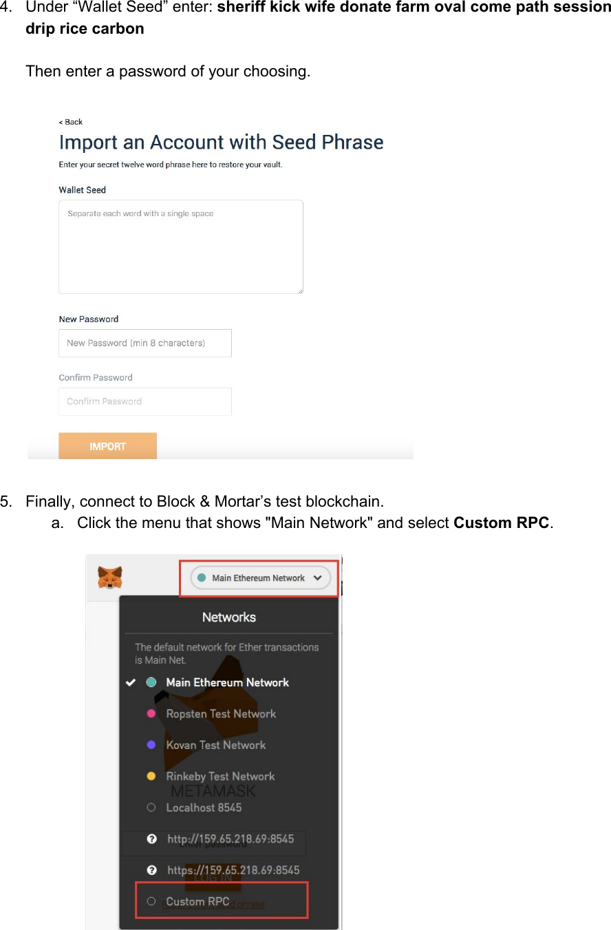 metamask instructions