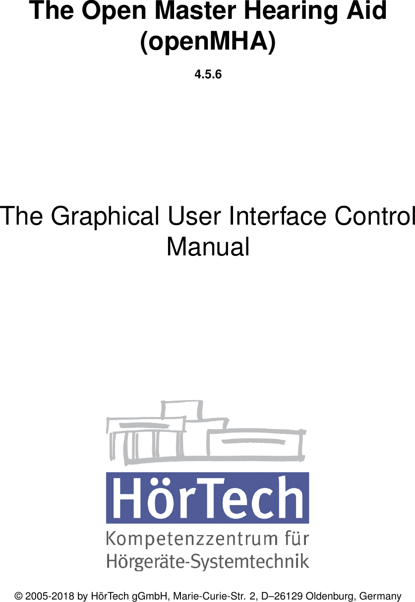 Page 1 of 10 - Open MHA Gui Manual
