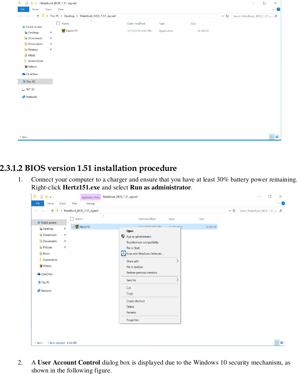 Page 5 of 12 - User Guide Operation To Huawei Matebook Bios 1.51 And Intel Me Driver Update