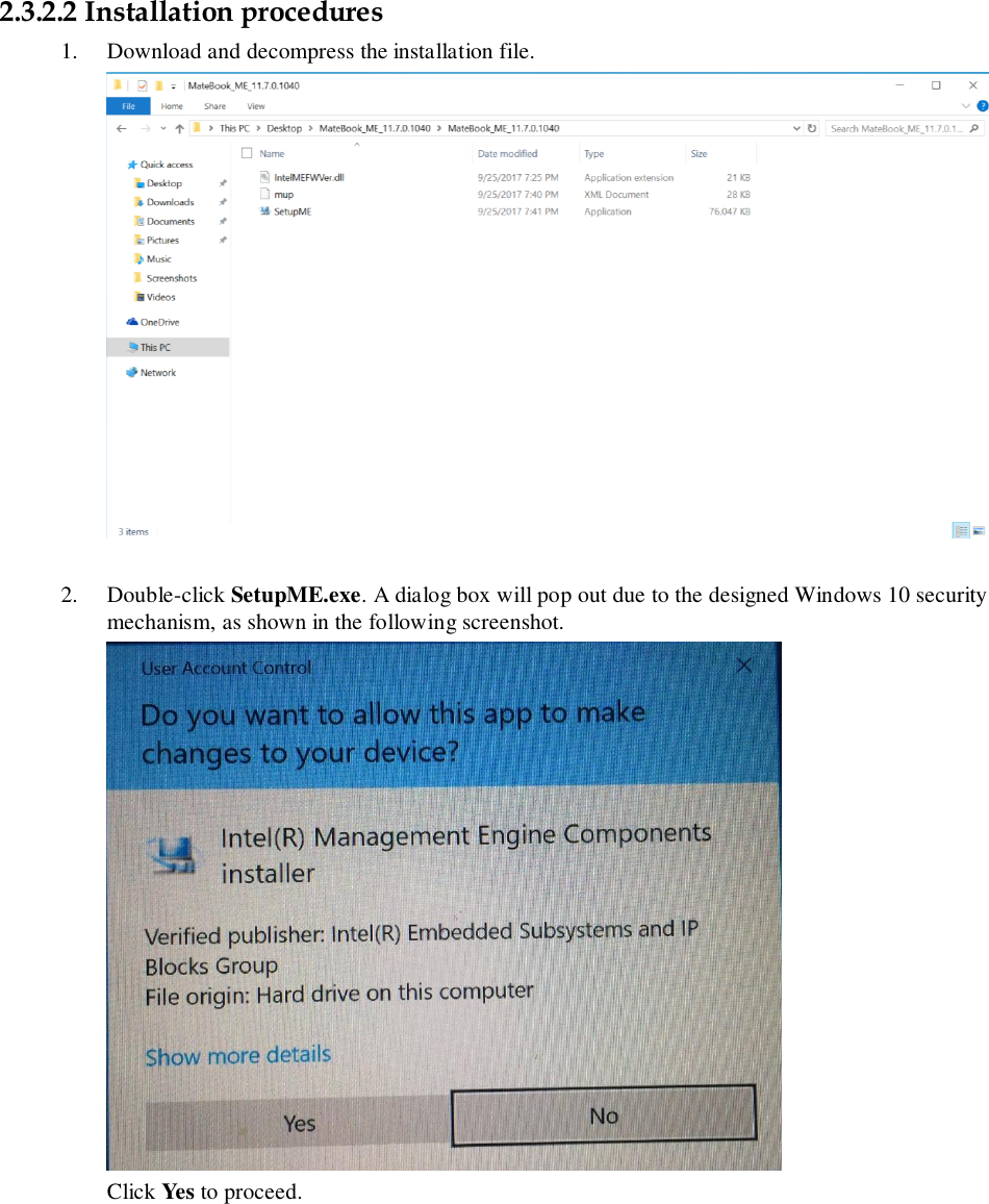 Page 8 of 12 - User Guide Operation To Huawei Matebook Bios 1.51 And Intel Me Driver Update