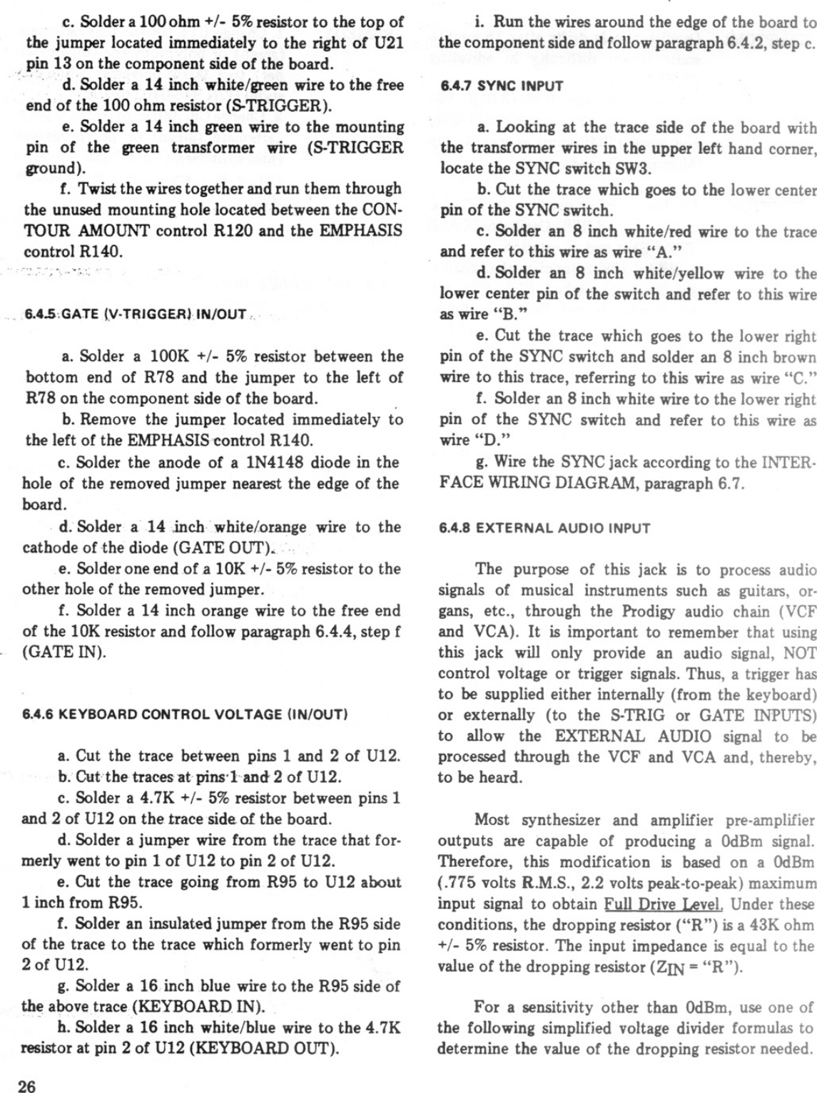 Page 6 of 10 - Moog Prodigy Mods Prodigymods