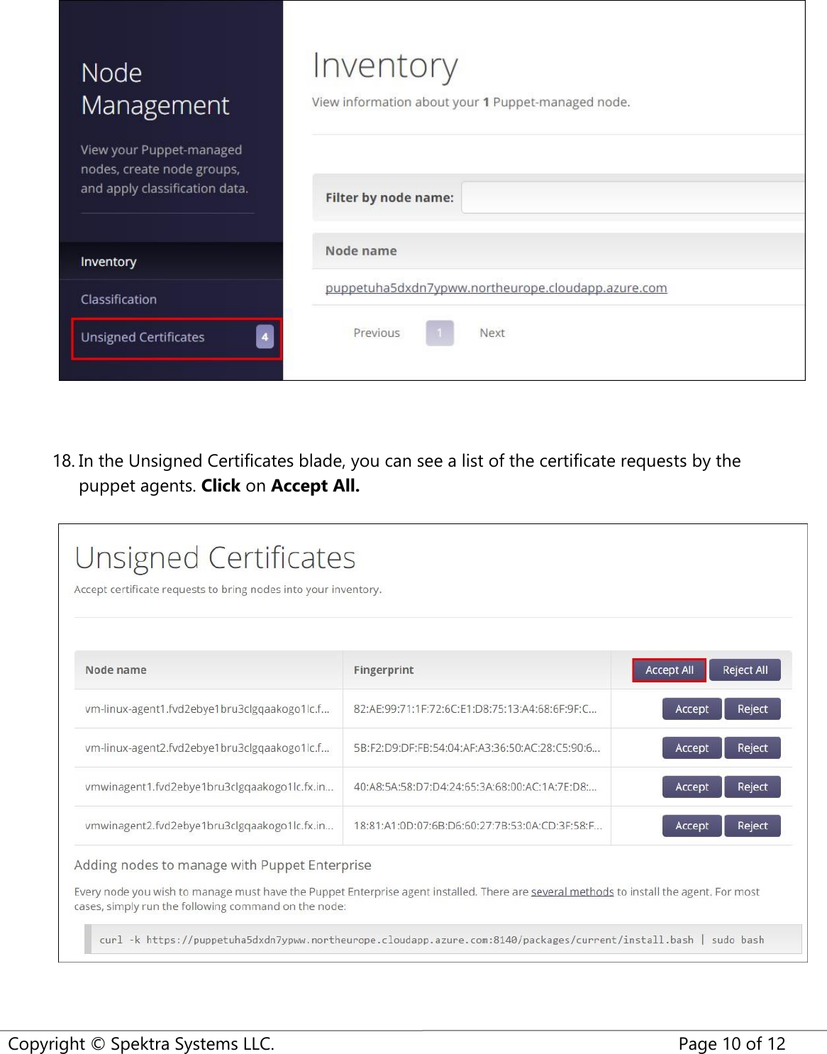 Page 10 of 12 - Puppet-post-deployment-guide
