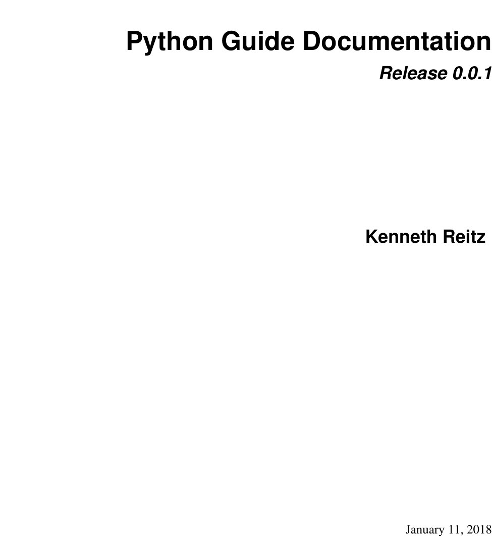 Python Guide Ation