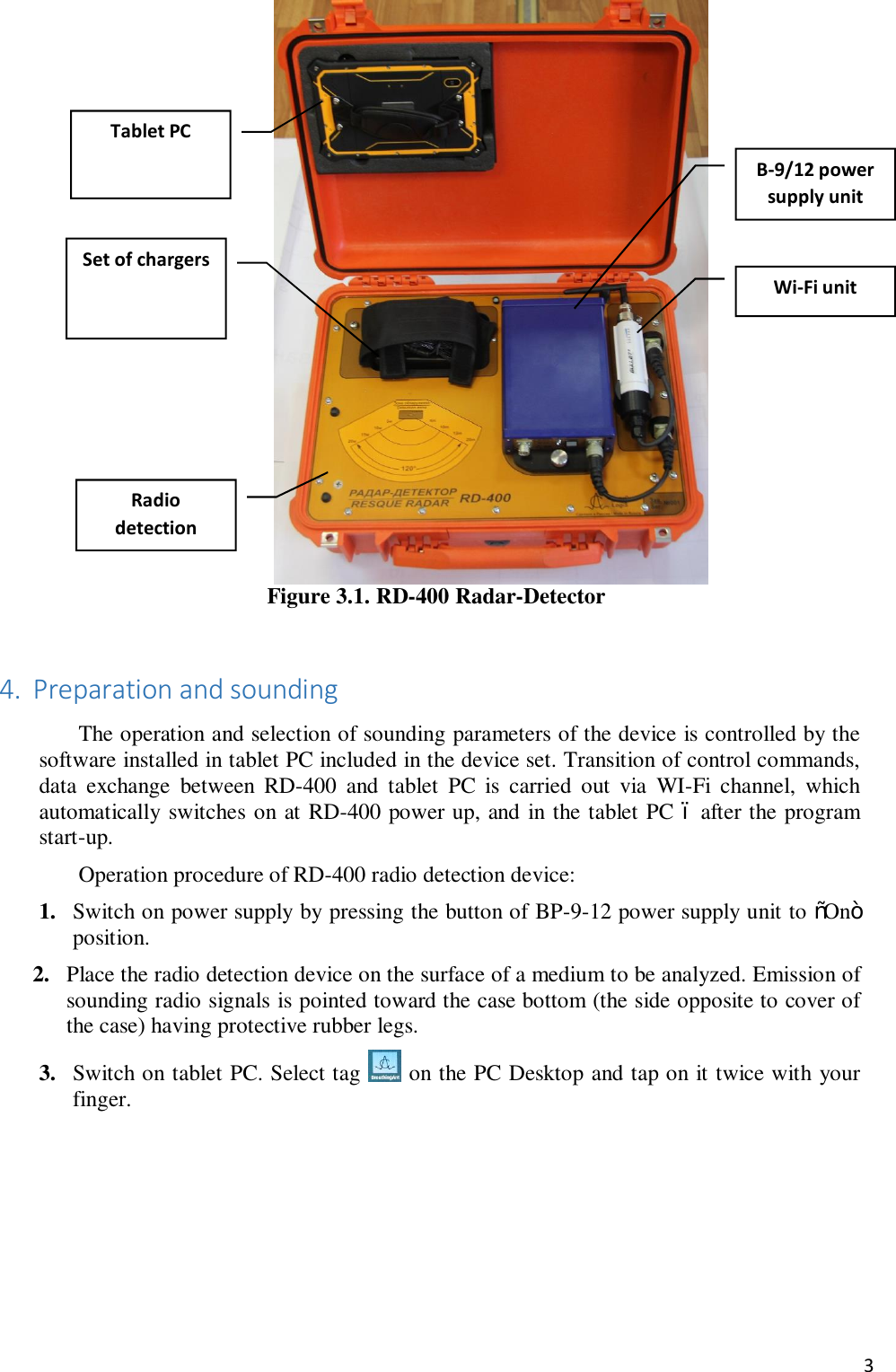 Page 4 of 12 - USer Manual RD-400 Radar-detector