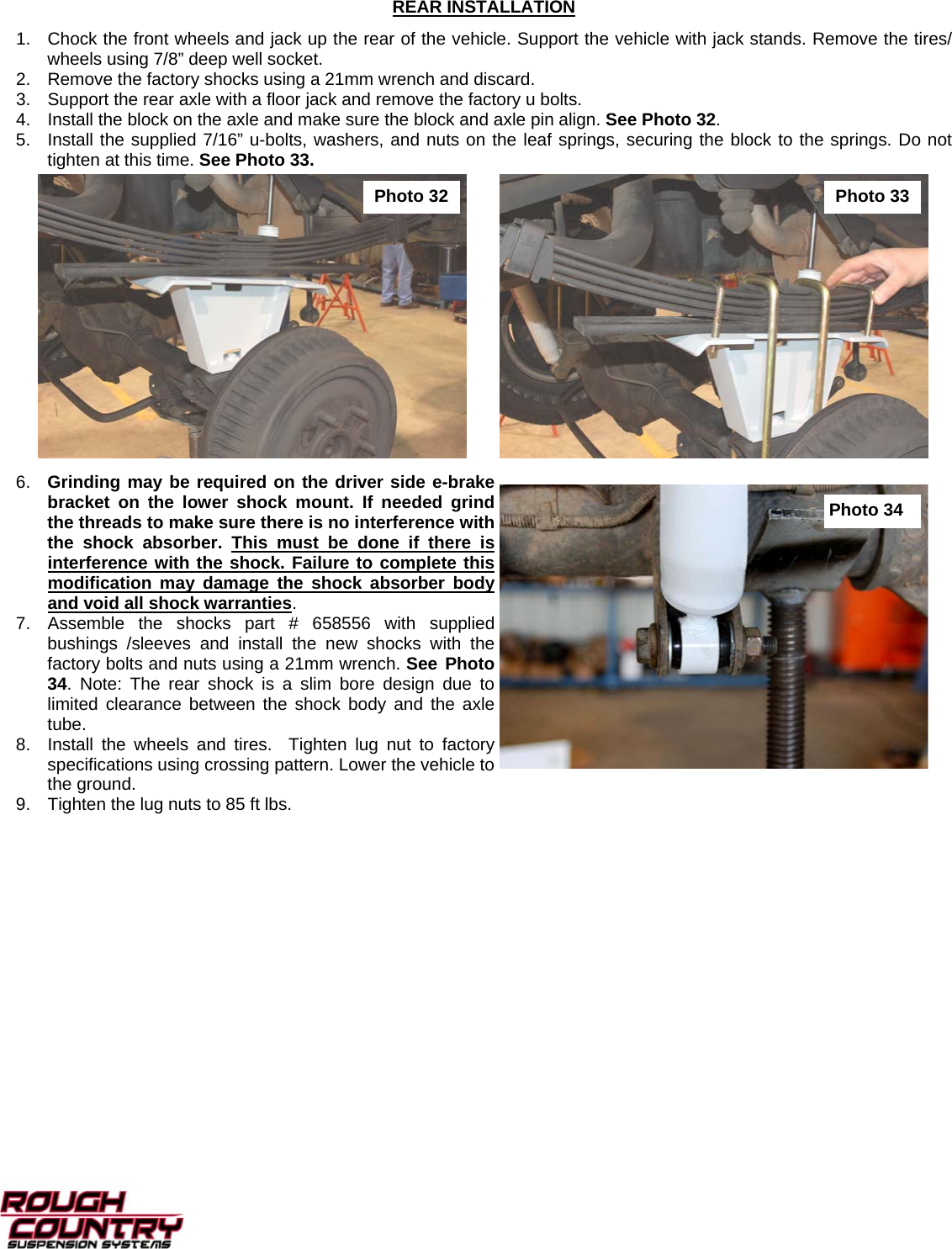 Page 10 of 12 - 1272 99-06 1500 6inch Lift Kit Rsc_1272 Rsc