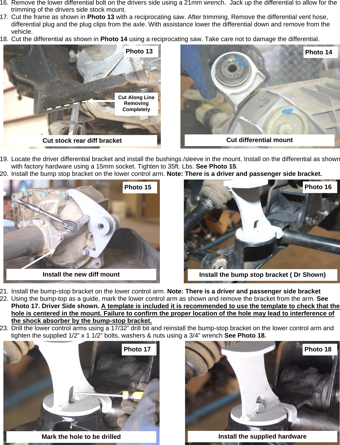 Page 6 of 12 - 1272 99-06 1500 6inch Lift Kit Rsc_1272 Rsc
