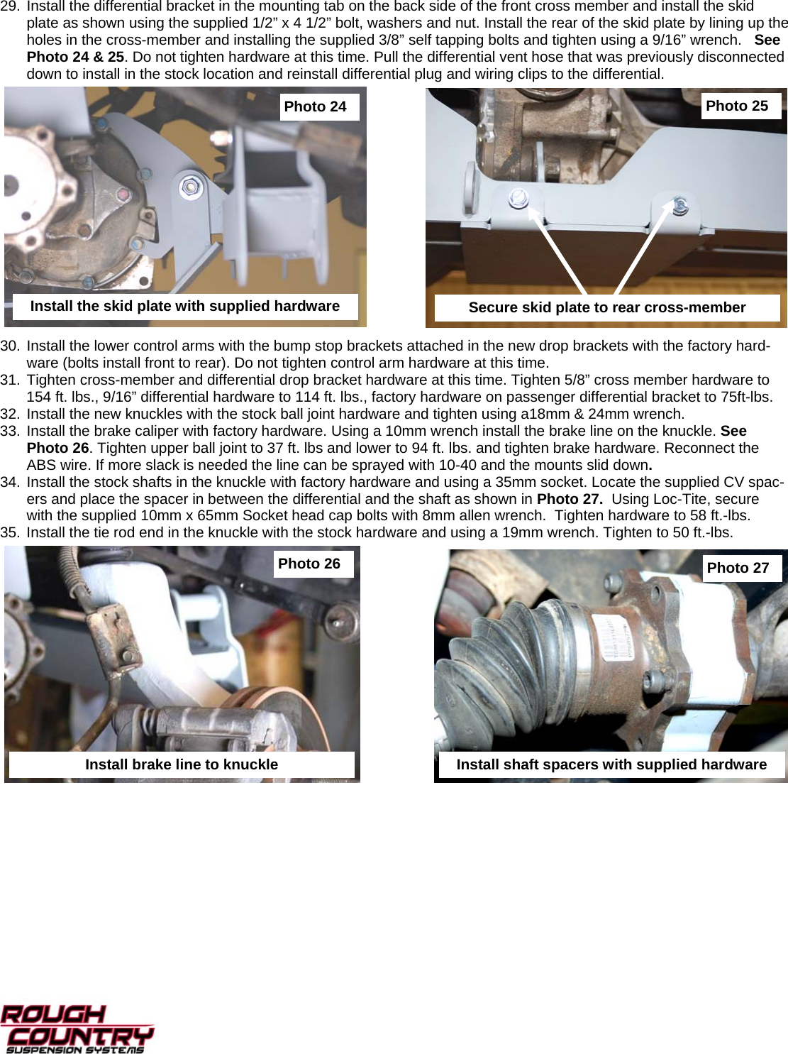 Page 8 of 12 - 1272 99-06 1500 6inch Lift Kit Rsc_1272 Rsc