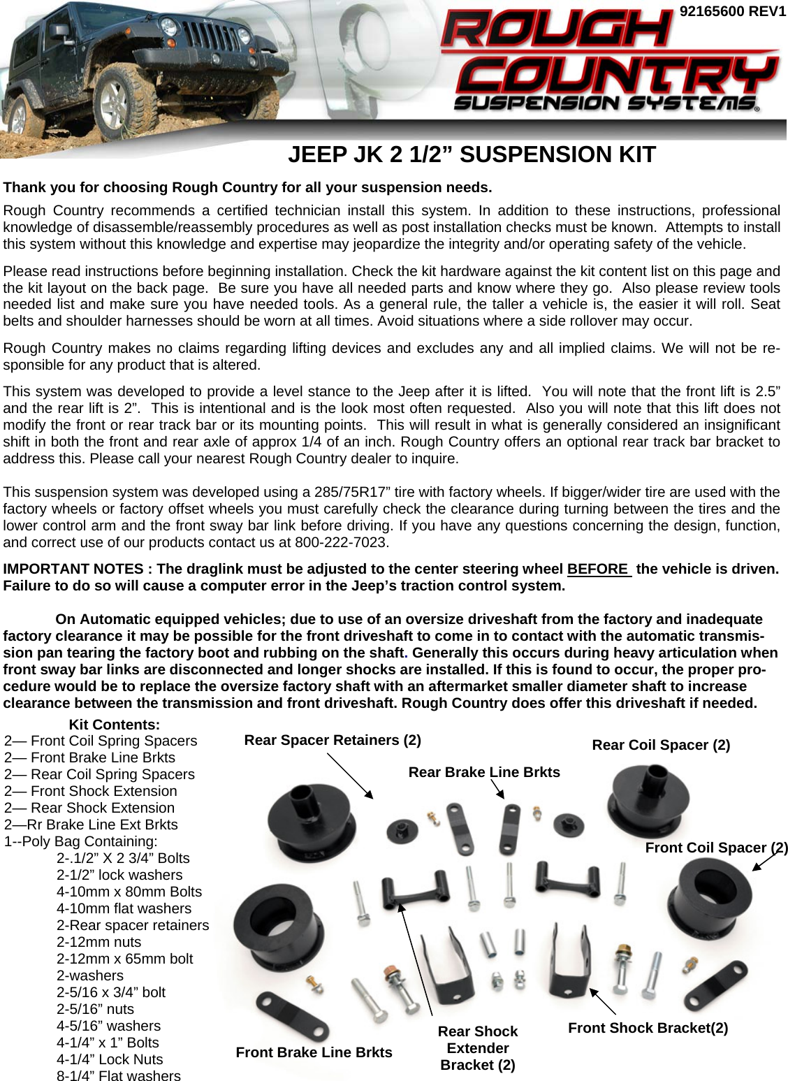 Page 1 of 4 - 656JK Budget Kit-REV1 Rsc_656 Rsc 656