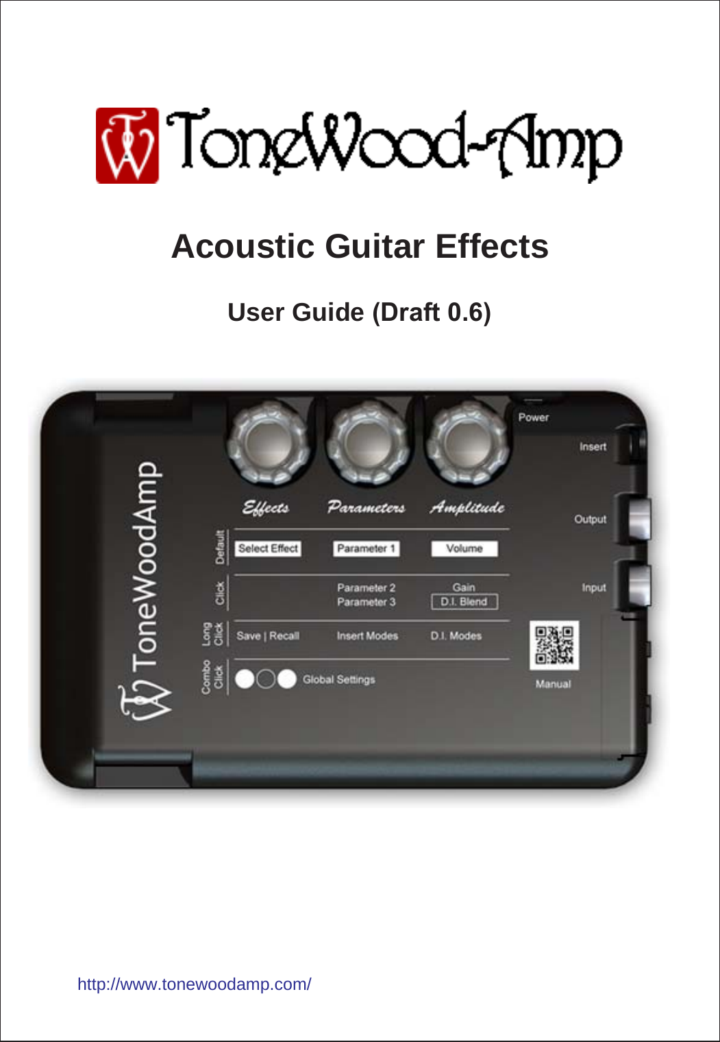 E 1 Automatic Mixier User Guide Tone Wood Amp User's Manual ( 0.6