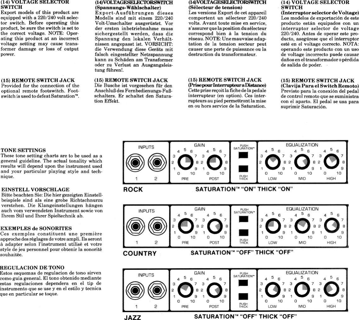 Page 3 of 4 - Peavey Peavey-Audition-30-Users-Manual-  Peavey-audition-30-users-manual