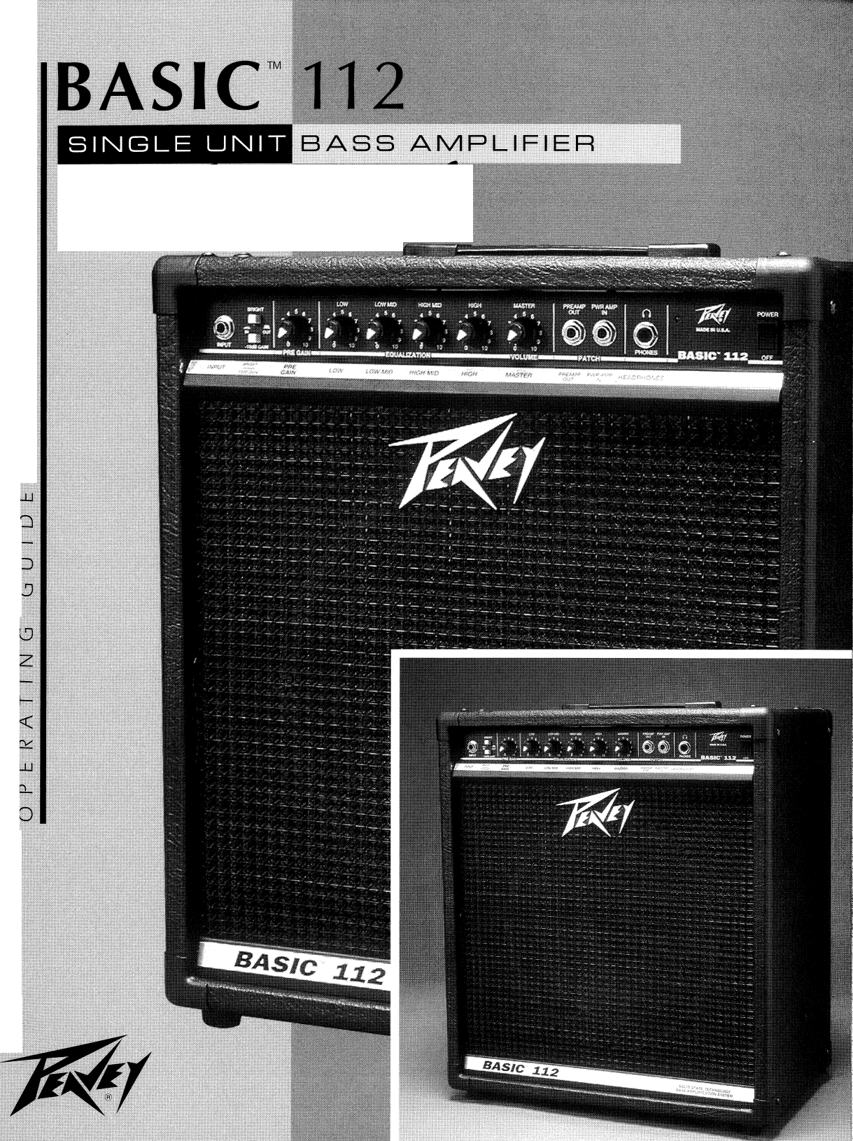 Page 1 of 9 - Peavey Peavey-Basic-112-Users-Manual-  Peavey-basic-112-users-manual