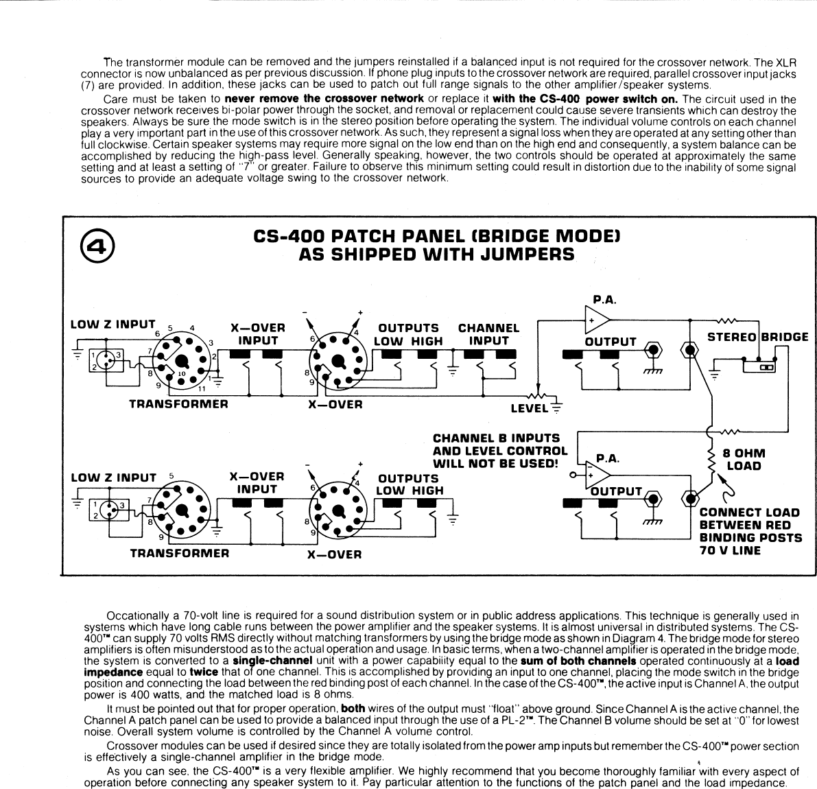 Page 7 of 8 - Peavey Peavey-Cs-400-Users-Manual- CPY  Peavey-cs-400-users-manual