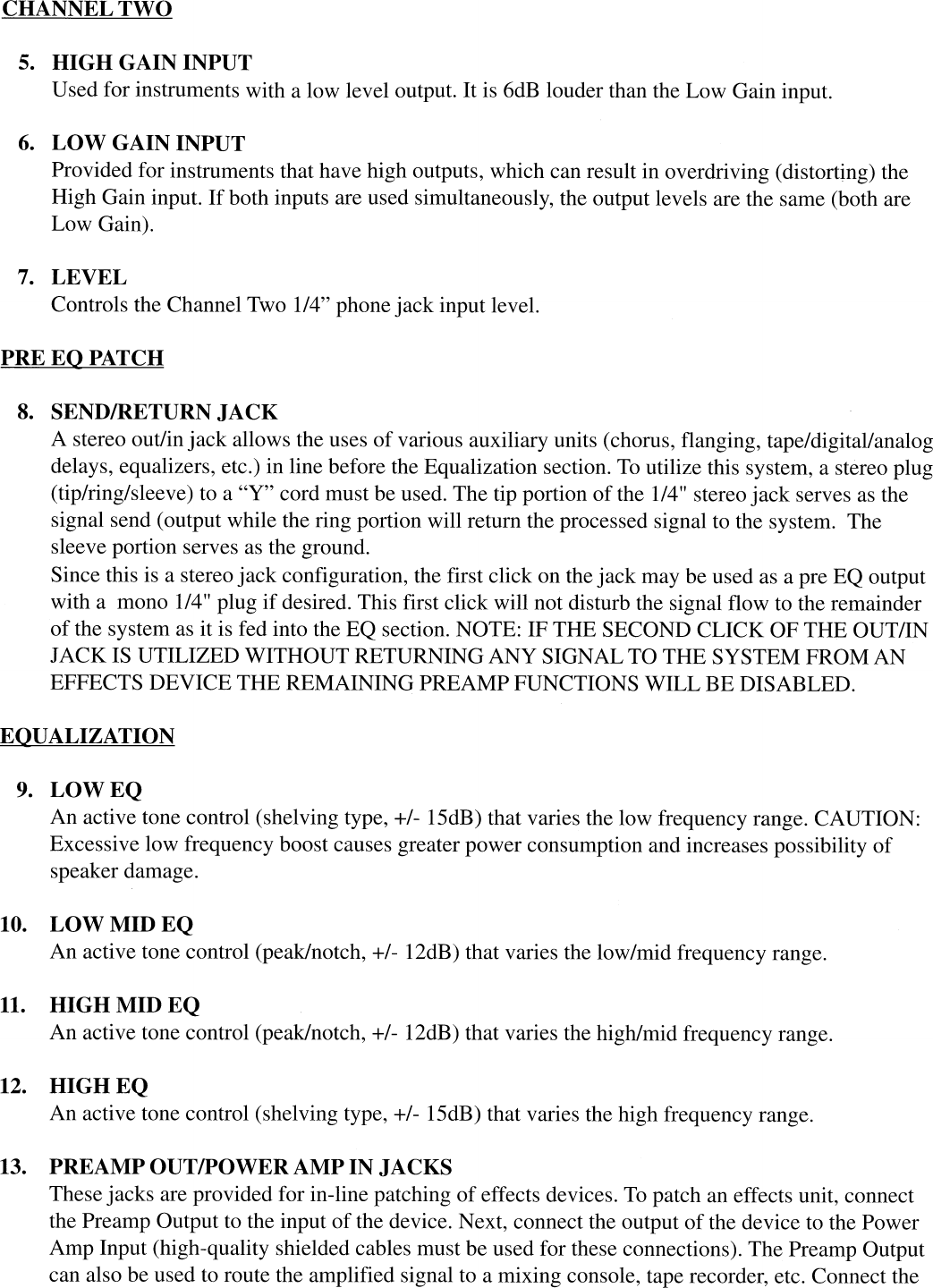 Page 4 of 10 - Peavey Peavey-Kb-A-60-Users-Manual-  Peavey-kb-a-60-users-manual