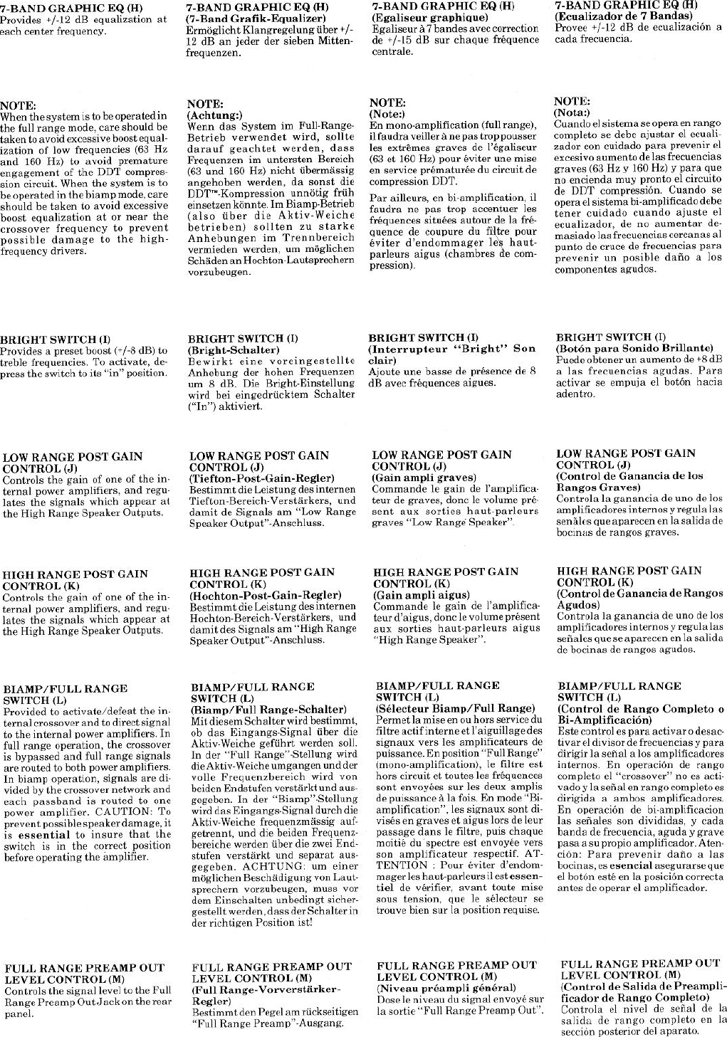 Page 4 of 10 - Peavey Peavey-Megabass-Users-Manual-  Peavey-megabass-users-manual