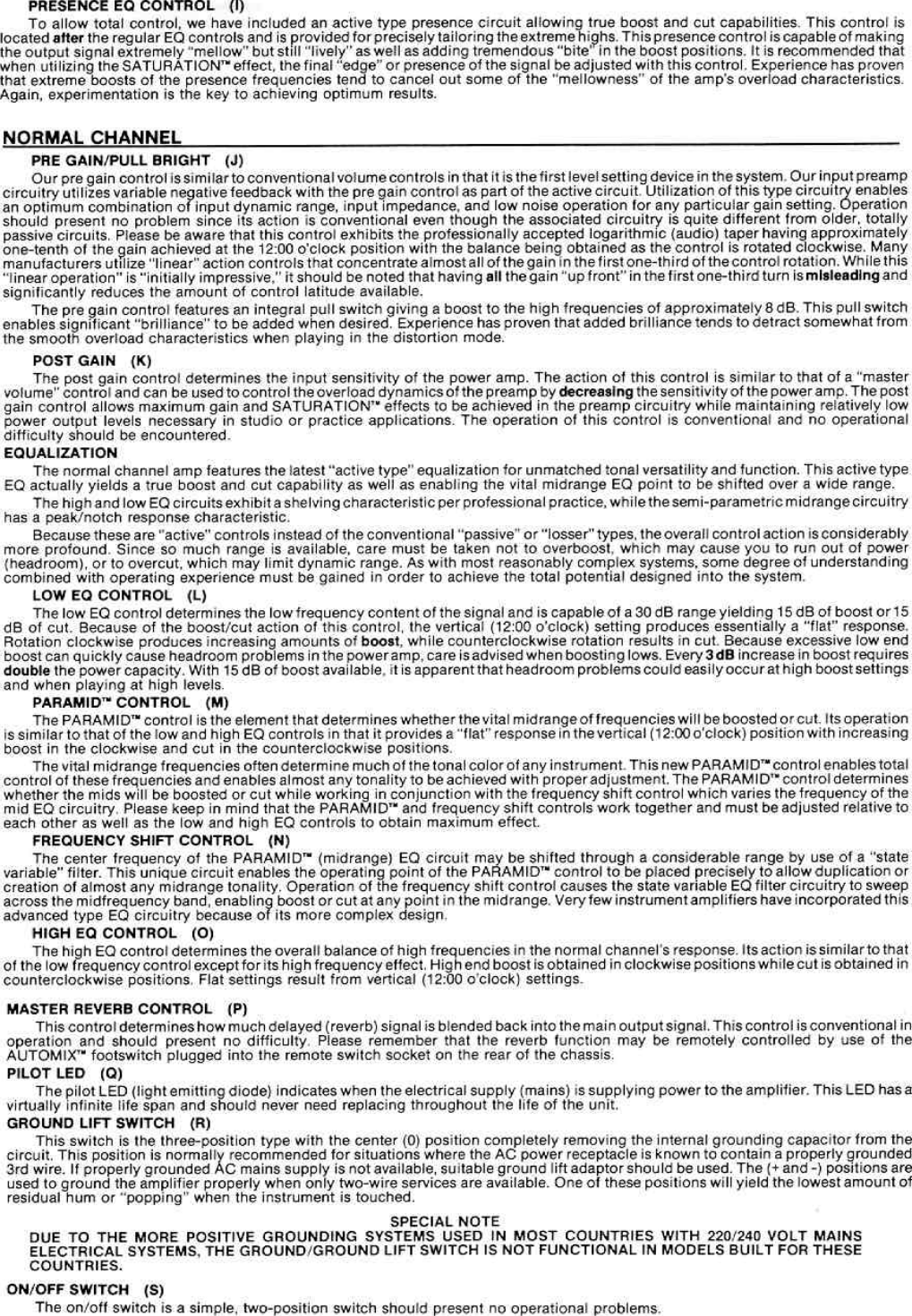 Page 4 of 6 - Peavey Peavey-Renown-Users-Manual-  Peavey-renown-users-manual