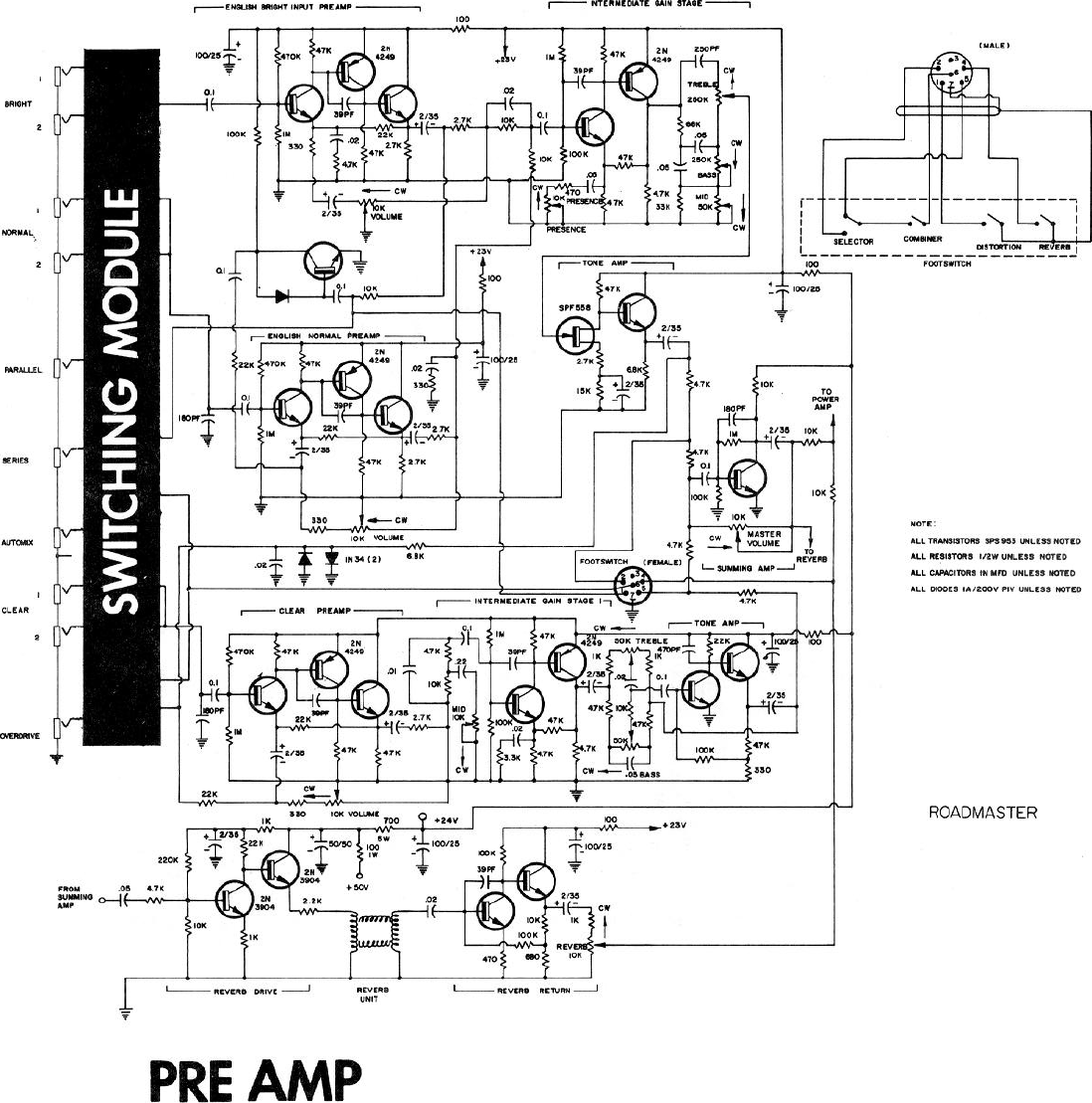 Page 9 of 10 - Peavey Peavey-Roadmaster-Users-Manual-  Peavey-roadmaster-users-manual