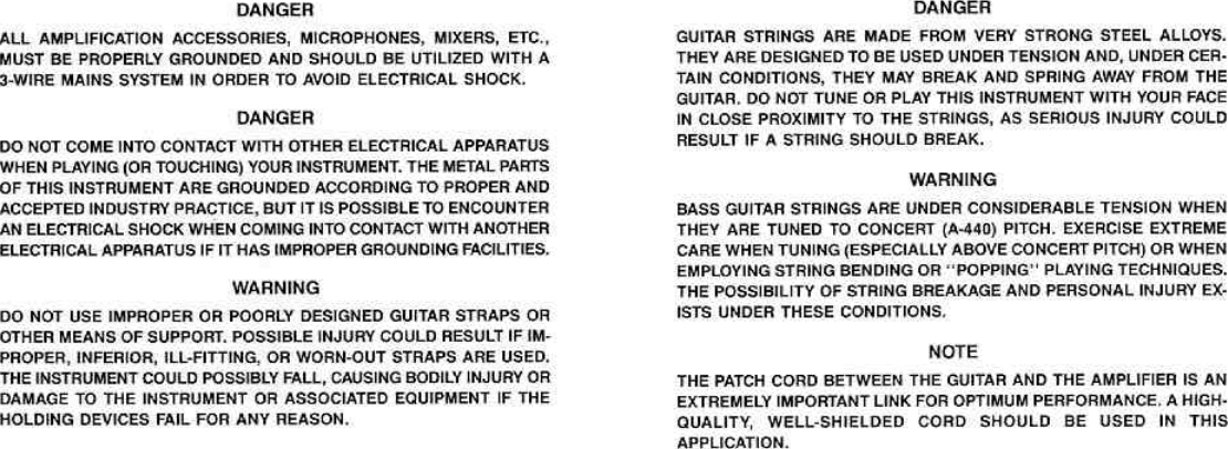 Page 11 of 12 - Peavey Peavey-Rsb-Bass-Users-Manual-  Peavey-rsb-bass-users-manual