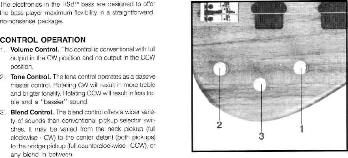 Page 3 of 12 - Peavey Peavey-Rsb-Bass-Users-Manual-  Peavey-rsb-bass-users-manual