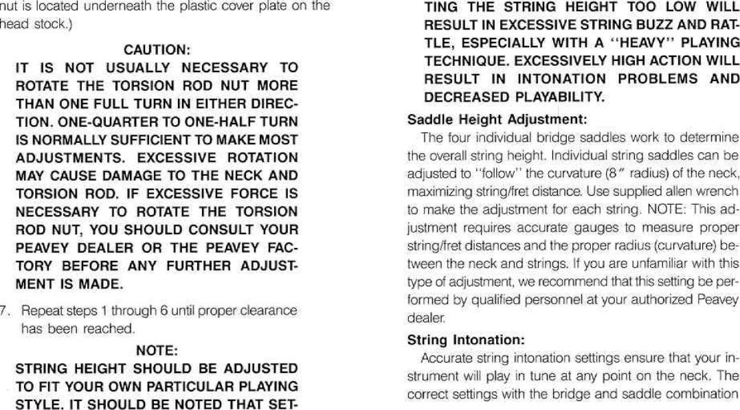 Page 5 of 12 - Peavey Peavey-Rsb-Bass-Users-Manual-  Peavey-rsb-bass-users-manual