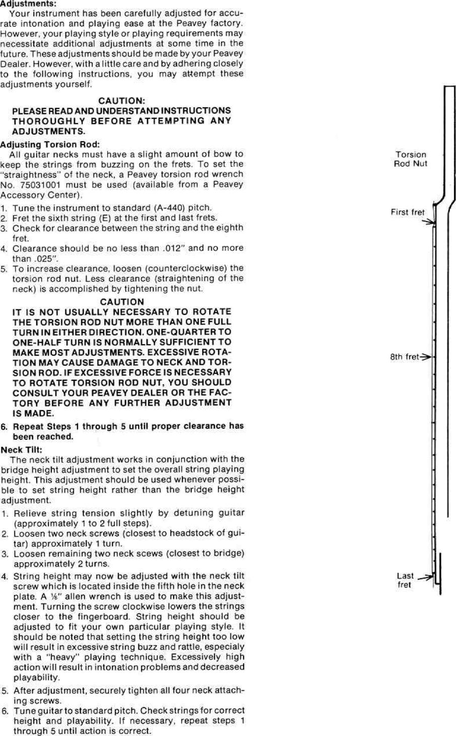 Page 2 of 4 - Peavey Peavey-Vortex-1-Users-Manual-  Peavey-vortex-1-users-manual